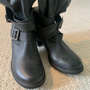 Jeffrey Campbell France Wrap Strap Leather Boot